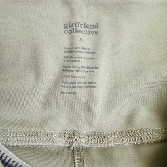 Girlfriend Collective compressive legging sz small olive green full leg pockets - Picture 4 of 12
